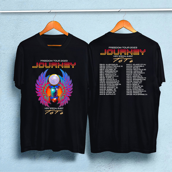 Journey Rock Band 2023 Tour T Shirt-image