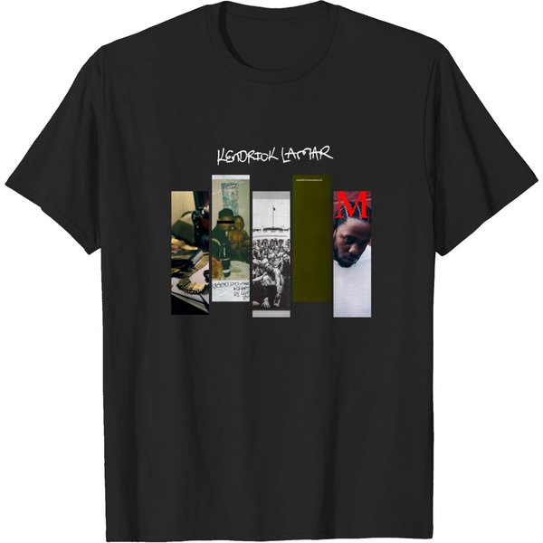 Kendrick Lamar Discography Lightweight T-Shirts-image