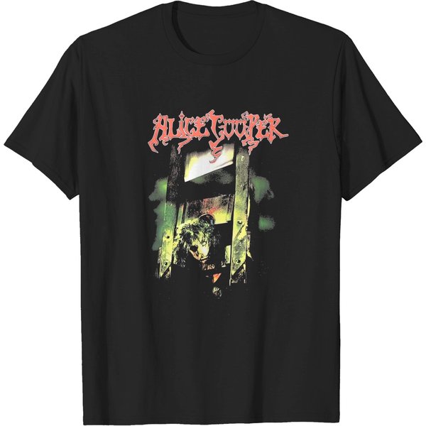 Vintage Alice Cooper Black Graphic T-Shirt-image