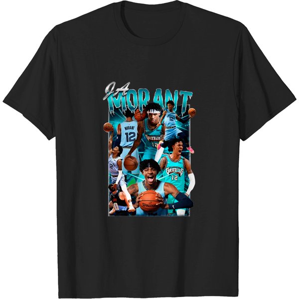 Youth Unisex Ja Morant Memphis Grizzlies Basketball Heavy T-Shirt-image