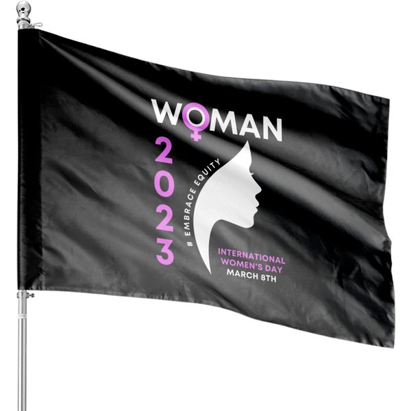 Embrace Equity International Women's Day 2023 House Flags-image