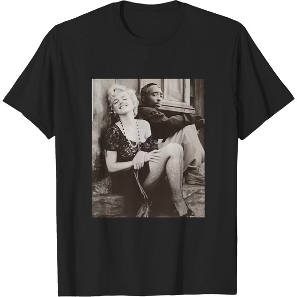2Pac Tupac Shakur Marilyn Monroe Shirt Vintage Shirts-image