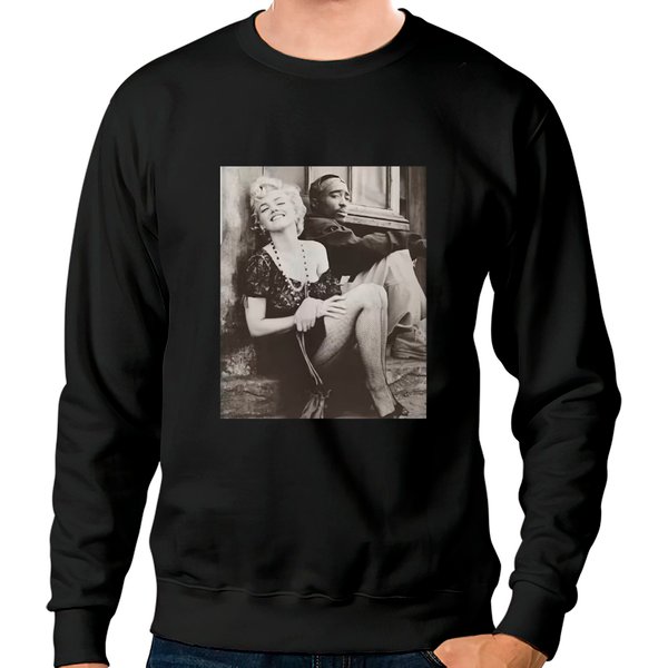 2Pac Tupac Shakur Marilyn Monroe Sweatshirts Vintage Sweatshirts-image