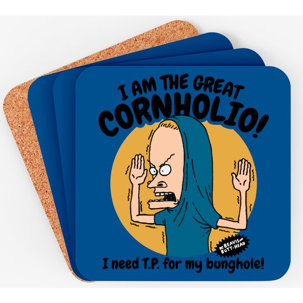 Beavis And Butthead Great Cornholio Coasters-image