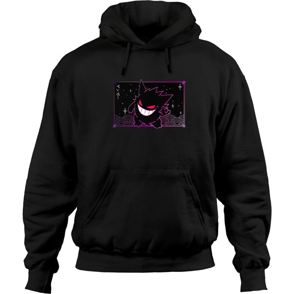 Gengar Hoodie! Perfect For A Gift, Japanese Anime-image