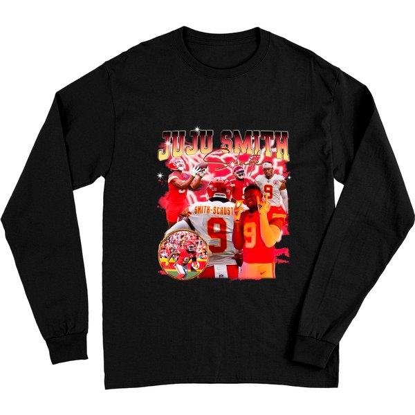 Juju Smith-Schuster Long Sleeves 90S Vintage Bootleg Style Long Sleeves-image