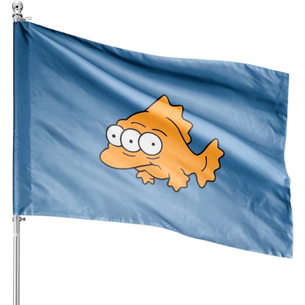 The Simpsons Blinky Fish House Flags-image