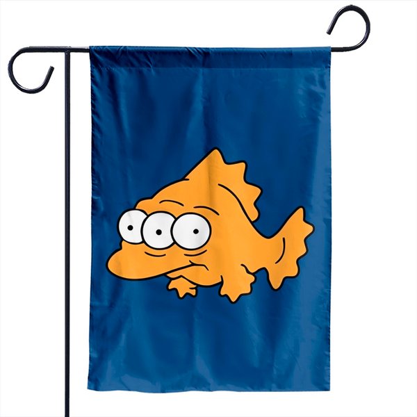 The Simpsons Blinky Fish Garden Flags-image
