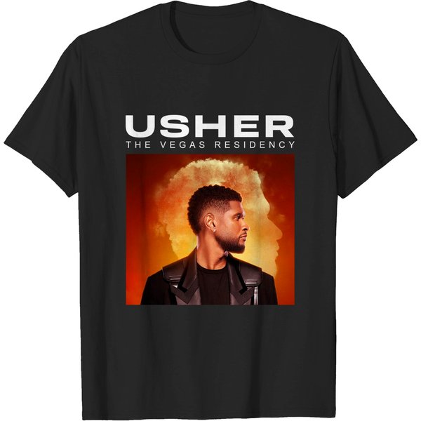 2023 Usher My Way The Vegas Residency Tour T-Shirt, Usher Rnb Music Concert 2023 T-Shirt-image