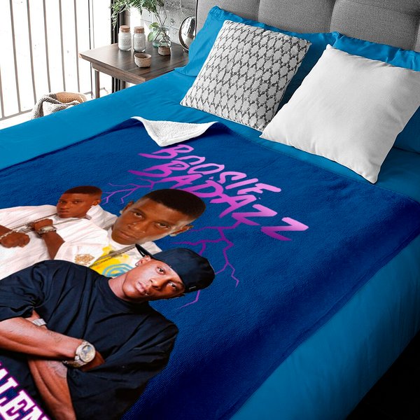 Lil Boosie Baby Blankets, Vintage 90S Bootleg Lil Boosie Rap Baby Blankets-image