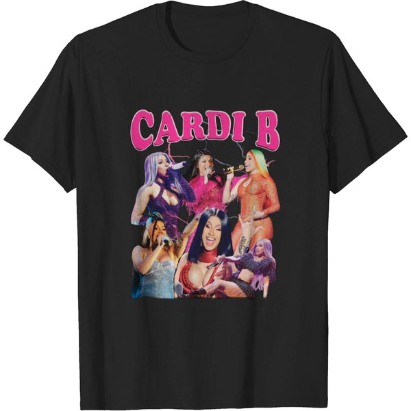 Cardi B Poster Style Unisex T-Shirt, Music Star Shirt-image