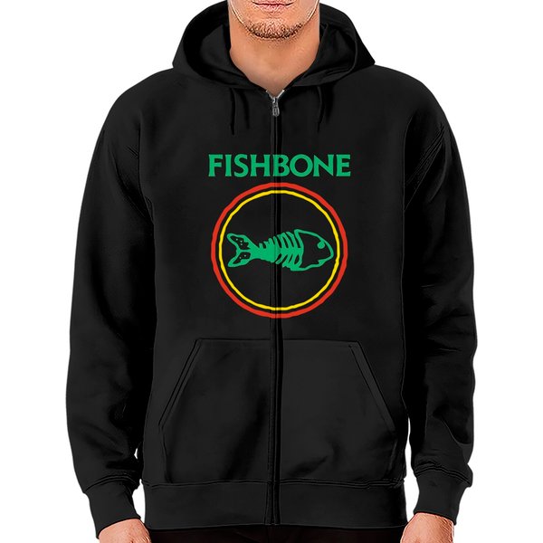 Fishbone Zip Hoodies - America Rock Music Band-image