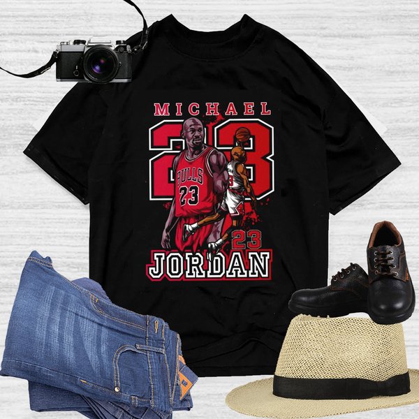 Michael Jordan 23 T-Shirt, Michael Jordan Shirt Fan Gifts-image