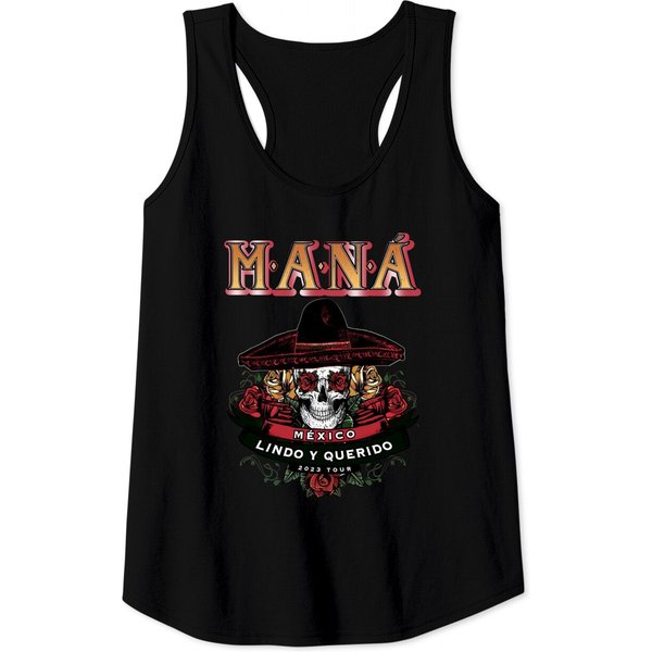Mana , Rock Mexicano Band Tank Tops-image