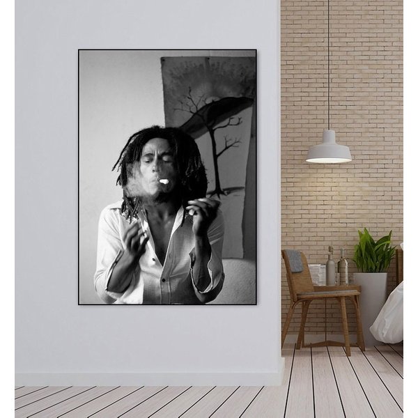 Bob Marley Poster Music Poster Wall Art Decor Home-image