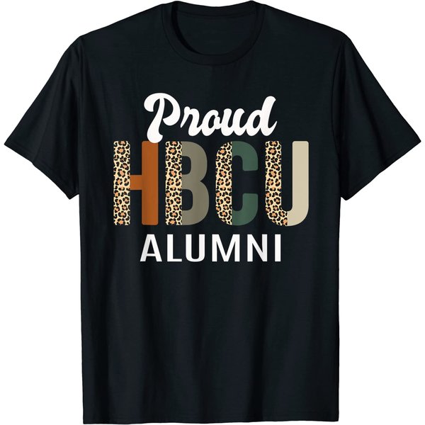 Hbcu Grad Black Women Grad, Black College Alumni Leopard T-Shirt-image