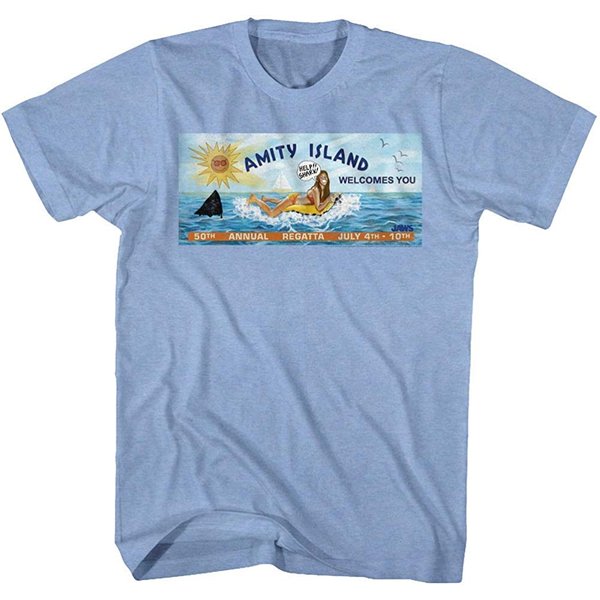Jaws 1970S Shark Thriller Movie T-Shirt-image