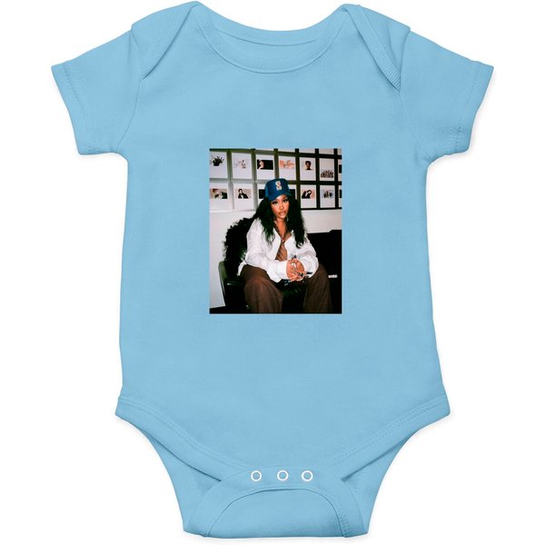 Sza Vintage 90S Black Onesies-image