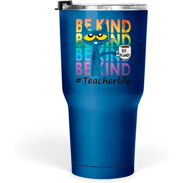 Be Kind Cat Cute Cat Tumblers 30 Oz-image