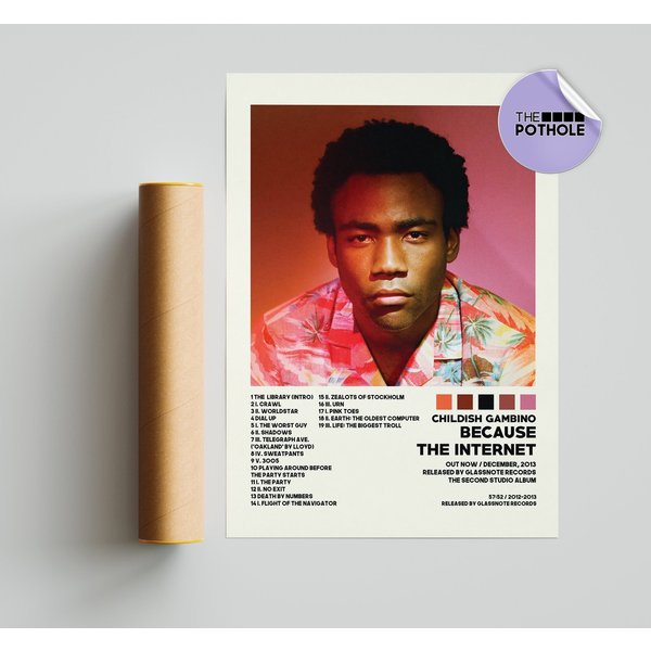Childish Gambino Posters / Because The Internet Poster