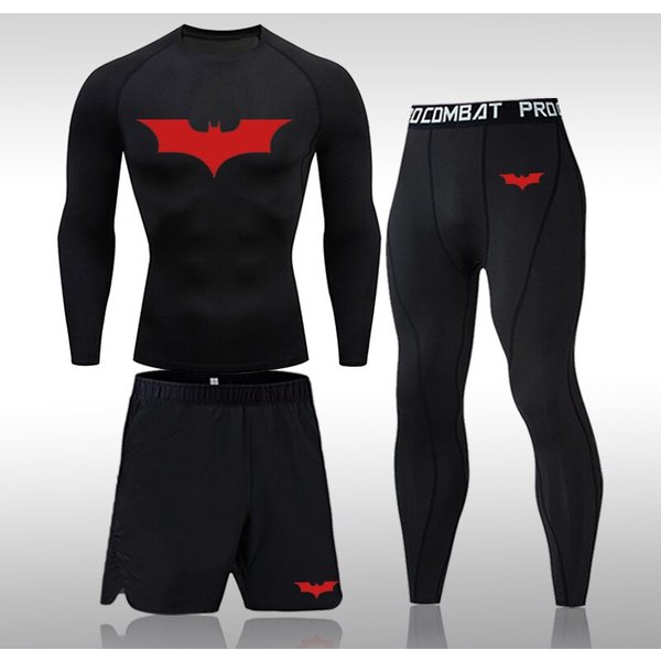 Sportswear Suits Gym Tights Training Men's Sportswear Suits Gym Tights Sets-image