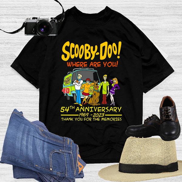 Scooby Doo Where Are You 54Th Anniversary 1969-2023 T-Shirt-image