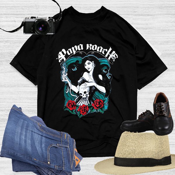 Vintage Papa Roach Bruja Band T-Shirt-image