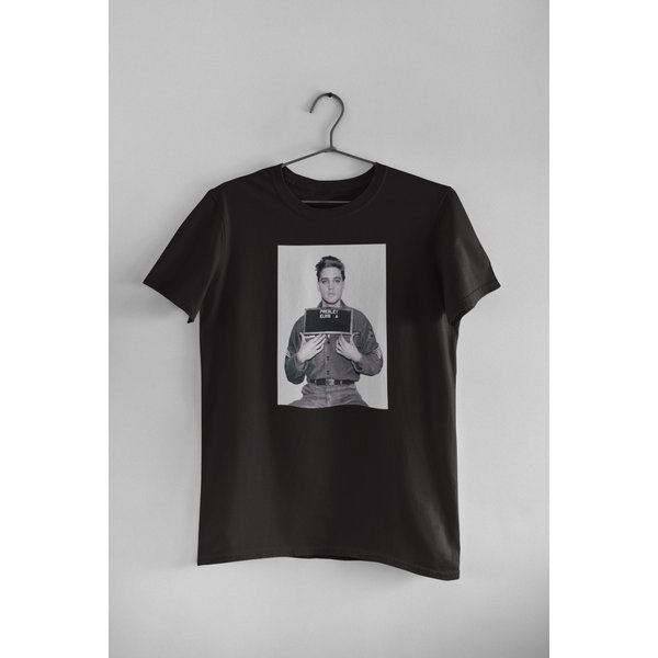 Elvis Mugshot - T Shirt - Classic Rock-image