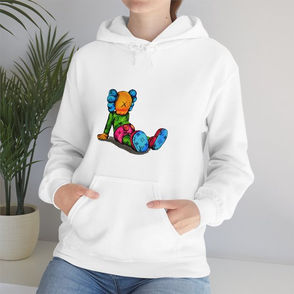 Kaws Family Colourful Hoodie | Popart Streetwear-image