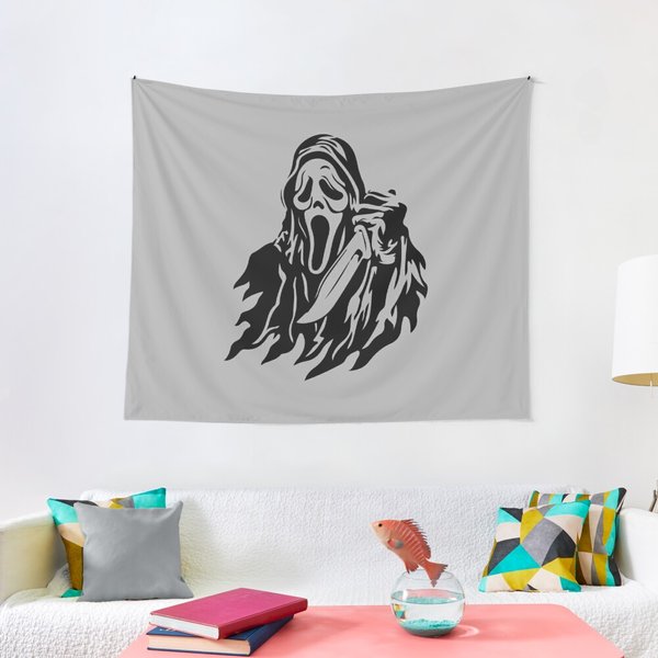 Scream Ghost Face Tapestry-image