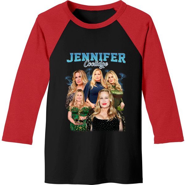 Jennifer Coolidge Vintage 90S Baseball Tees-image