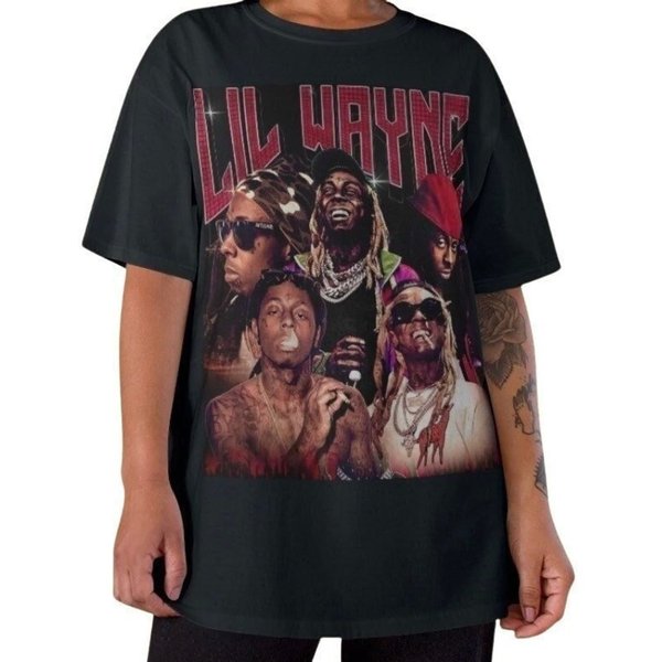 Lil Wayne Vintage Bootleg Tee, Lil Wayne Vintage Graphic Shirt-image