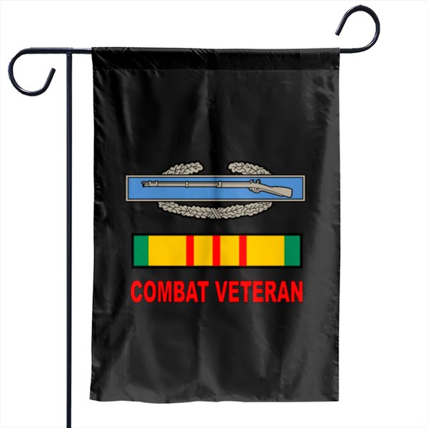 Combat Infantryman Badge Cib Vietnam Combat Vet Garden Flags-image