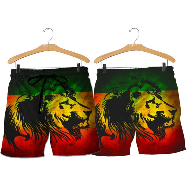 Dry Jamaican Lion Flag Mens Swim Trunks Surf Board Shorts-image
