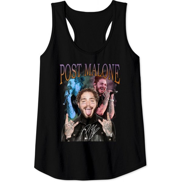 Twelve Carat Tour Post Malone Tank Tops, Post Malone World Tour 2022 Tank Tops-image