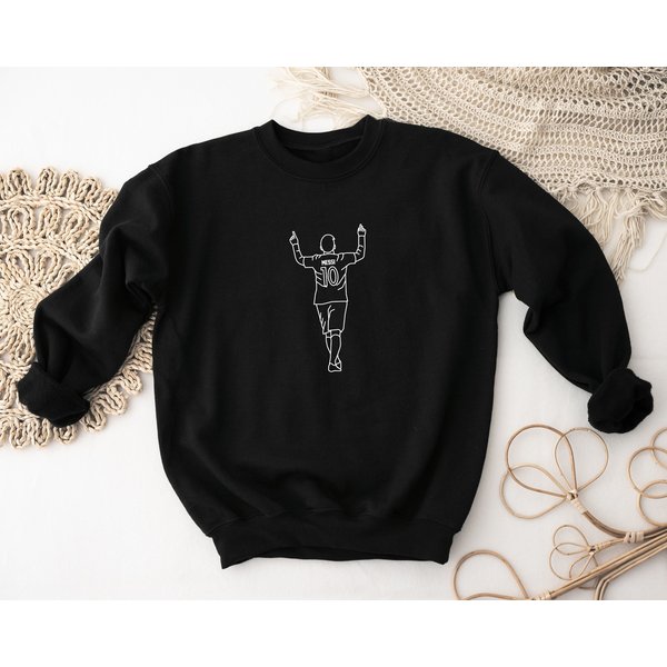 Lionel Messi Soccer Sweatshirt, Argentina Sweatshirt, Messi Christmas Gift-image