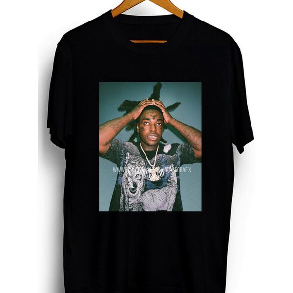 Kodak Black Graphic Tee / No Flockin T-Shirt-image