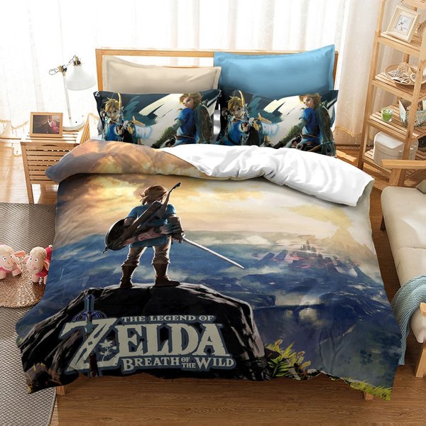 Legend Of Zelda Gamer 3 Piece Bedding Set-image