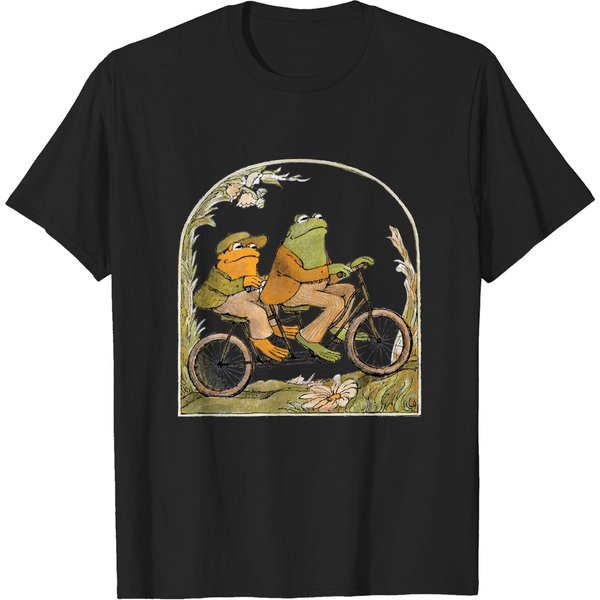Frog And Toad Crewneck T-Shirts, Vintage Classic Book T-Shirts-image