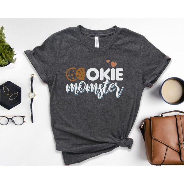 Cookie Momster Shirt For Girl Scout Cookies-image