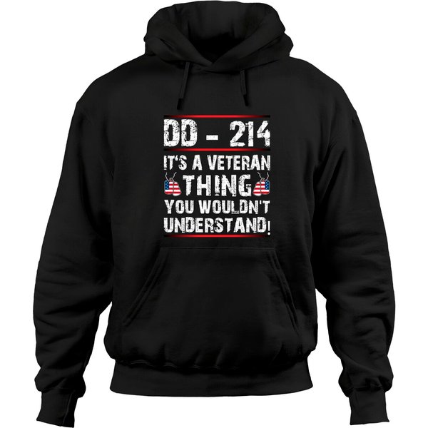 Dd-214 It’S A Veteran-Thing You Wouldnt Understand Hoodies-image