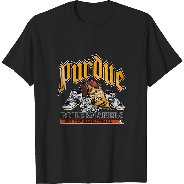 Vintage 90S Purdue Boilermakers Basketball Sweatshirt, Purdue Boilermakers T-T-Shirts-image