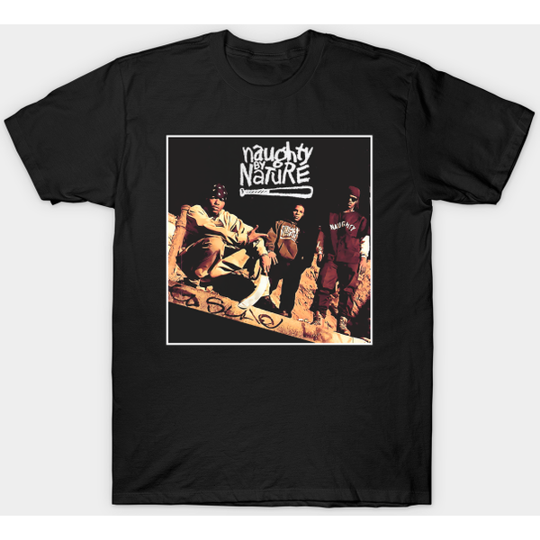Naughty By Nature - Vintage Rap - T-Shirt-image