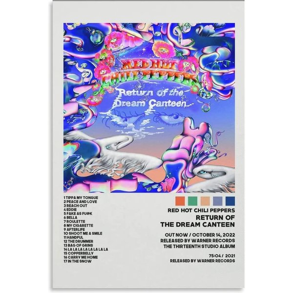 Red Hot Chili Peppers - Return Of The Dream Canteen Canvas Poster