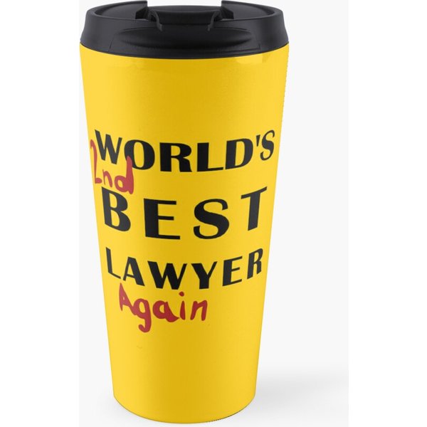 World's 2Nd Best Lawyer Again Travel Coffee Mug-image