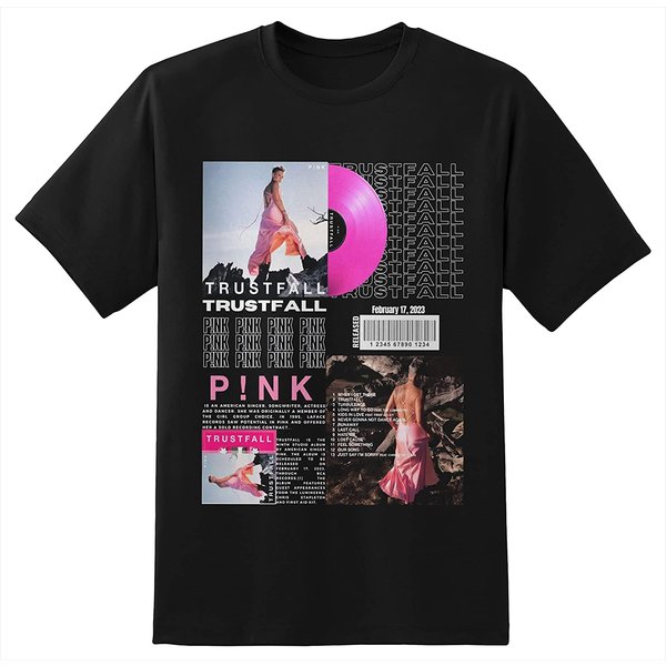 P!Nk Trust Fall 2023 Shirt, P!Nk Summer Carnival Tour 2023 Shirt, Summer Carnival Tour T-Shirt-image