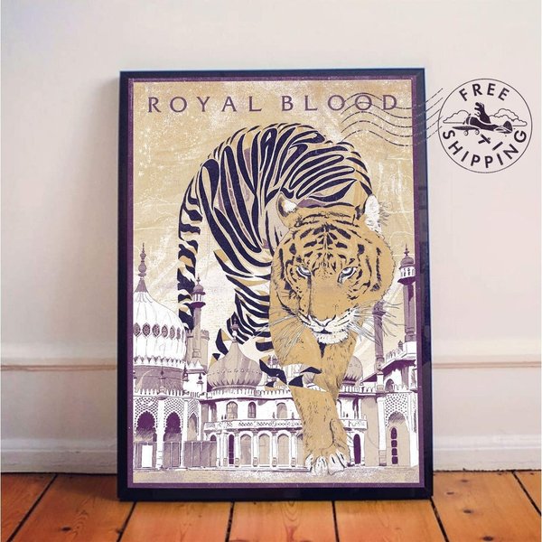 Royal Blood Concert Vintage Music Poster