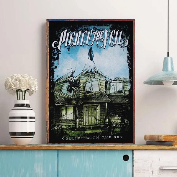 Pierce The Veil Collide With The Sky Emo Band Poster-image
