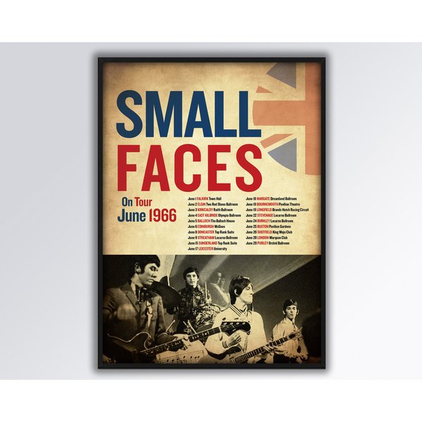Small Faces Reimagined 1966 Tour Poster-image