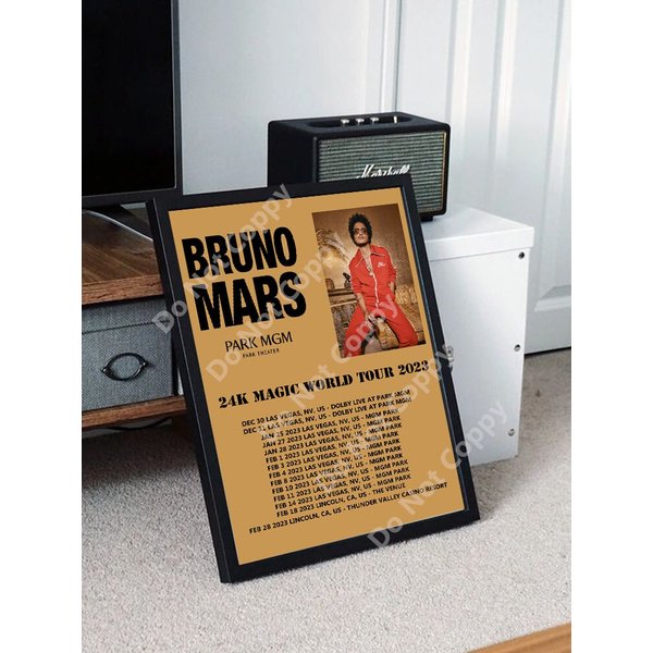 Bruno Mars World Tour 2023 Poster-image